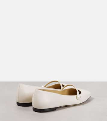 Elisa embellished leather ballet flats | Jimmy Choo