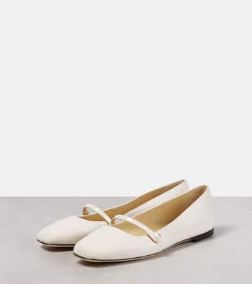 Elisa embellished leather ballet flats | Jimmy Choo