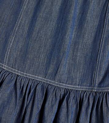 Devi embroidered denim dress | Zimmermann Kids