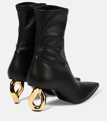 Chain leather ankle boots | JW Anderson