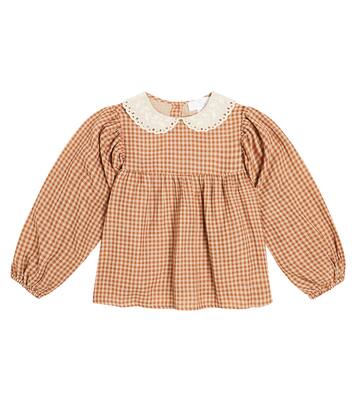 Frankie checked cotton blouse | C'era Una Volta