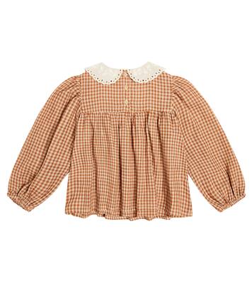 Frankie checked cotton blouse | C'era Una Volta