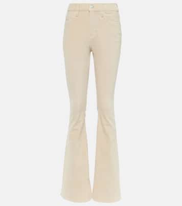 Flared Jeans Le High Flare Velveteen aus Samt | Frame