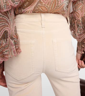 Flared Jeans Le High Flare Velveteen aus Samt | Frame