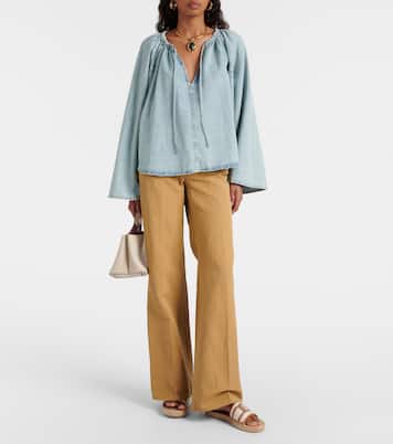 Top aus Denim | Frame