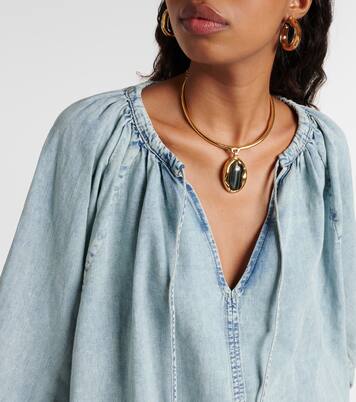 Top aus Denim | Frame