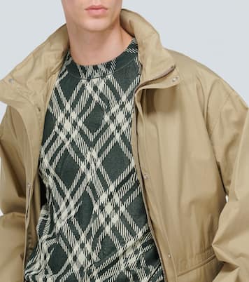 EKD embroidered cotton jacket | Burberry
