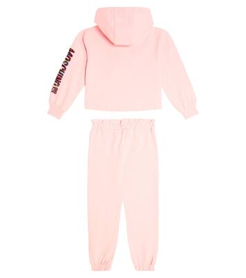 Cotton-blend jersey tracksuit | Moschino Kids