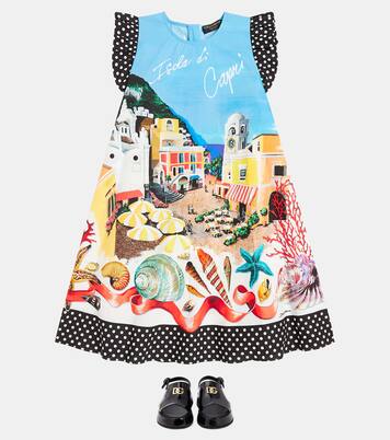 DG patent leather platform sandals | Dolce&Gabbana Kids