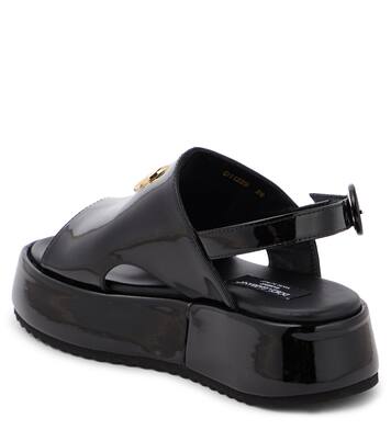 DG patent leather platform sandals | Dolce&Gabbana Kids