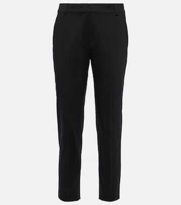 Schmale Cropped-Hose Lince aus Baumwolle | Max Mara
