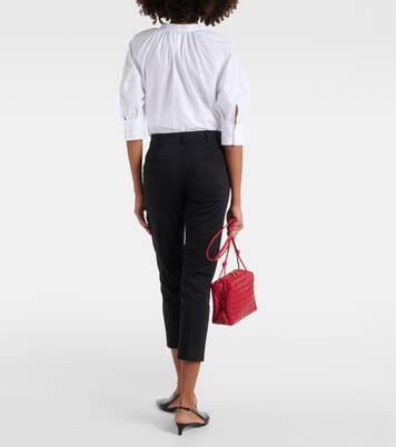 Schmale Cropped-Hose Lince aus Baumwolle | Max Mara