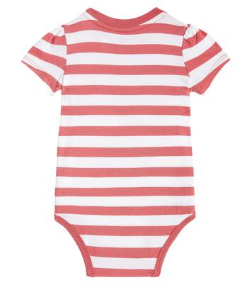 Baby Polo Bear striped cotton playsuit | Polo Ralph Lauren Kids