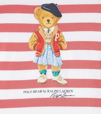 Baby Polo Bear striped cotton playsuit | Polo Ralph Lauren Kids