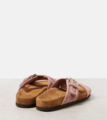 Sandalen Fussfriend aus Samt | Valentino Garavani
