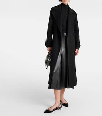 Cinemax绒面革芭蕾舞平底鞋 | Aquazzura