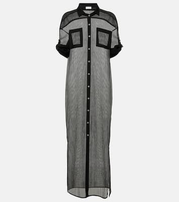 Hemdblusenkleid Mika aus Mesh | Jade Swim