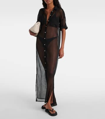 Hemdblusenkleid Mika aus Mesh | Jade Swim