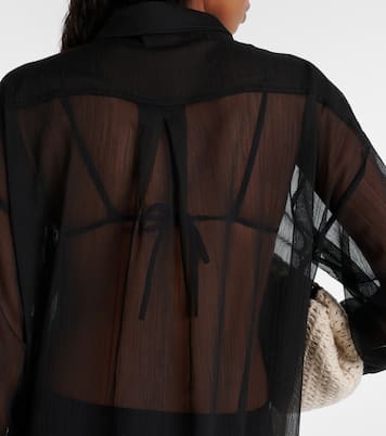 Hemdblusenkleid Mika aus Mesh | Jade Swim