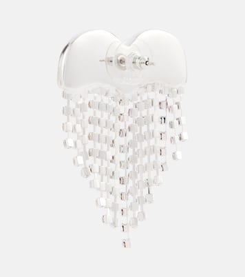 Ohrringe Heart mit Kristallen | Self-Portrait