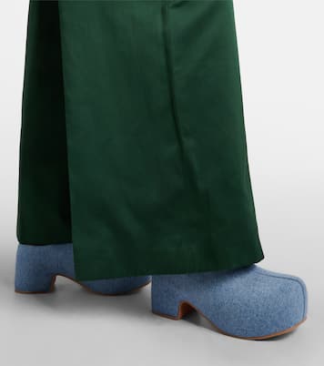 Mules in denim | Dries Van Noten