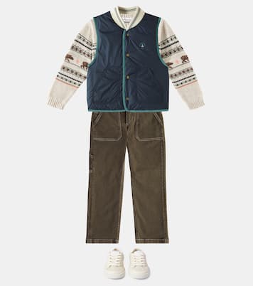 Grande jacquard wool sweater | Bonpoint