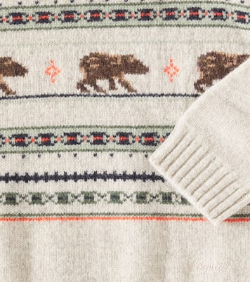 Grande jacquard wool sweater | Bonpoint