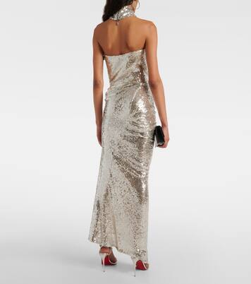 Robe longue Exhilarate à sequins | Maticevski