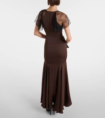 Maxikleid mit Spitze | Rotate