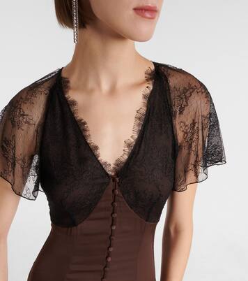 Maxikleid mit Spitze | Rotate