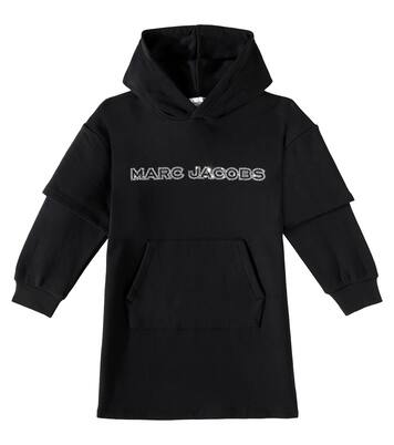 Robe sweat-shirt en coton à logo | Marc Jacobs Kids