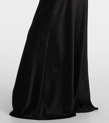 Verziertes Maxikleid aus Satin | David Koma