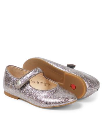 Daisy Baby glitter Mary Jane flats | Pom d'Api