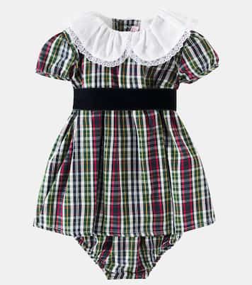 Baby Alicia cotton dress and bloomers set | La Coqueta