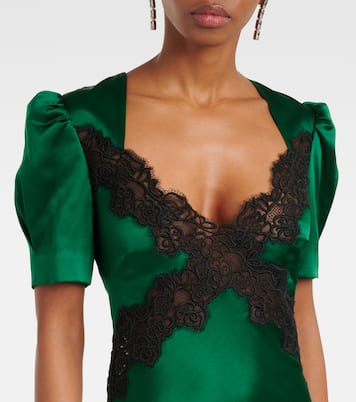 Robe Charelle en satin de soie | Rebecca Vallance