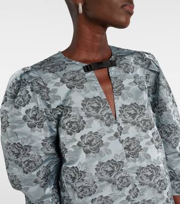 Robe en jacquard à fleurs | Ganni