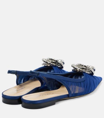 Galaxy embellished slingback flats | Mach & Mach