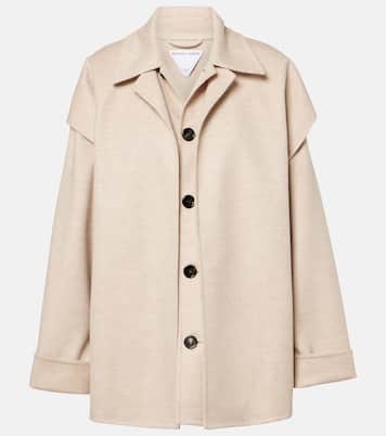 Wool and cashmere car coat | Bottega Veneta