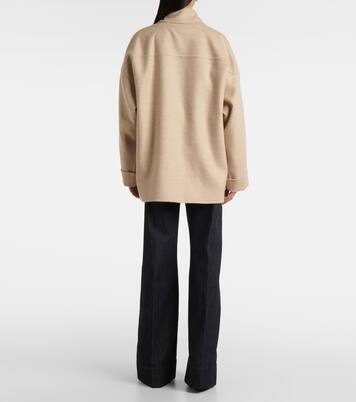 Wool and cashmere car coat | Bottega Veneta