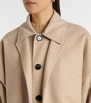 Wool and cashmere car coat | Bottega Veneta