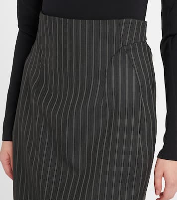 Midirock aus einem Wollgemisch | Mugler