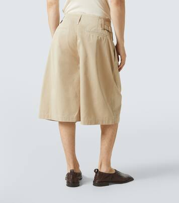 Maxi cotton twill Bermuda shorts | Lemaire