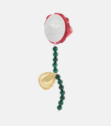 Embellished sterling silver drop earrings | Magda Butrym