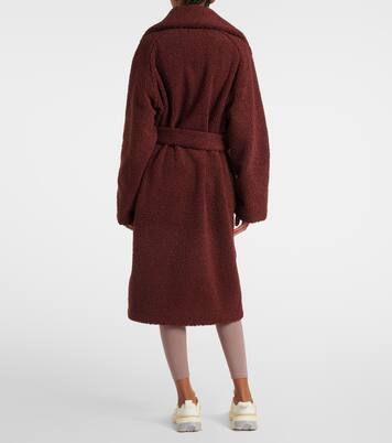 Vermont faux shearling wrap coat | Varley
