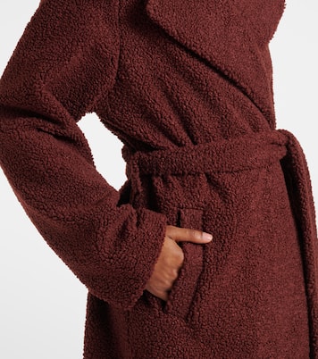 Vermont faux shearling wrap coat | Varley
