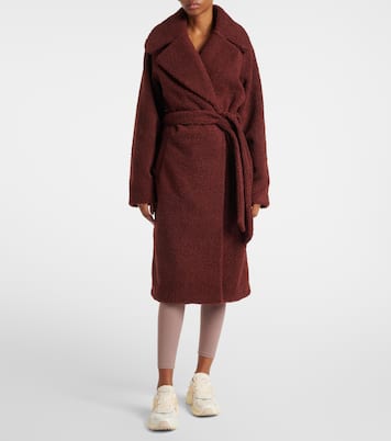 Vermont faux shearling wrap coat | Varley