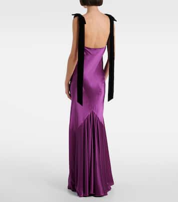 Maxikleid aus Satin | Nina Ricci