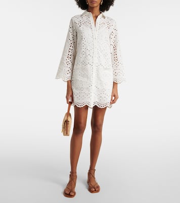 Abito chemisier Sumatra in sangallo | Veronica Beard