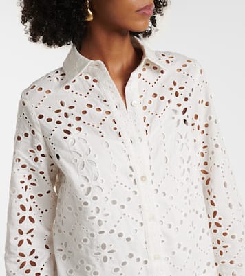 Abito chemisier Sumatra in sangallo | Veronica Beard