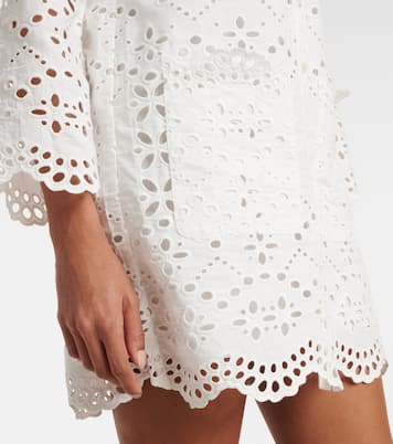 Abito chemisier Sumatra in sangallo | Veronica Beard